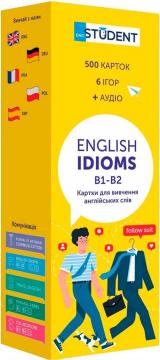 Купити Картки англійських слів English Student. English Idioms B1-B2. 500 карток Колектив авторів