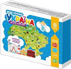 Купить Магнітна карта-пазл. Моя країна - Україна Коллектив авторов