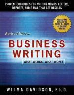 Купити Business Writing: What Works, What Wont Вілма Девідсон